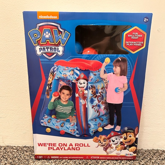 Paw Patrol Other - Paw Patrol Indoor Inflatable Ball Pit Playland